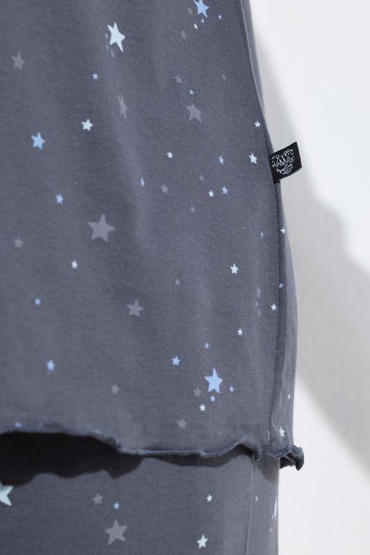 Star Print 2-Piece Pajama Set