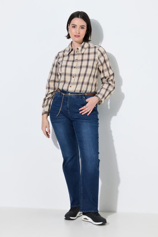 Дънки Marie bootcut с тесен колан