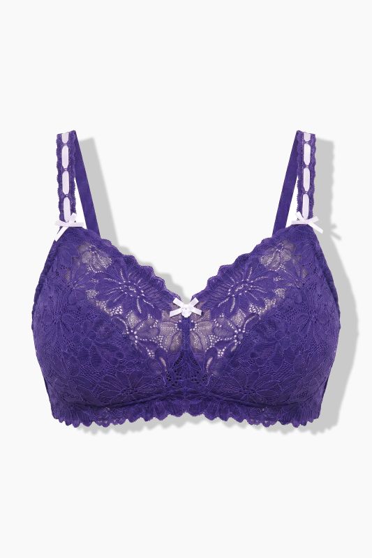 TruYou Floral Lace Underwire-Free Bralette