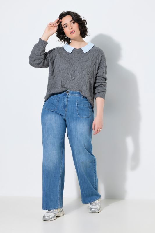 Extra Wide Stretch Fit Jeans