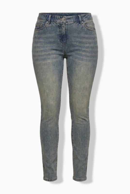Vintage Wash Stretch Fit Jeans