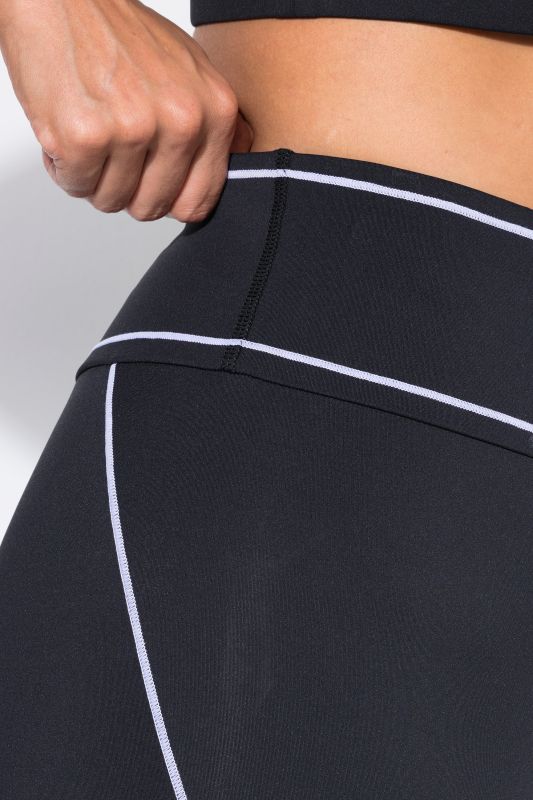 Contrast Piping Performance Leggings