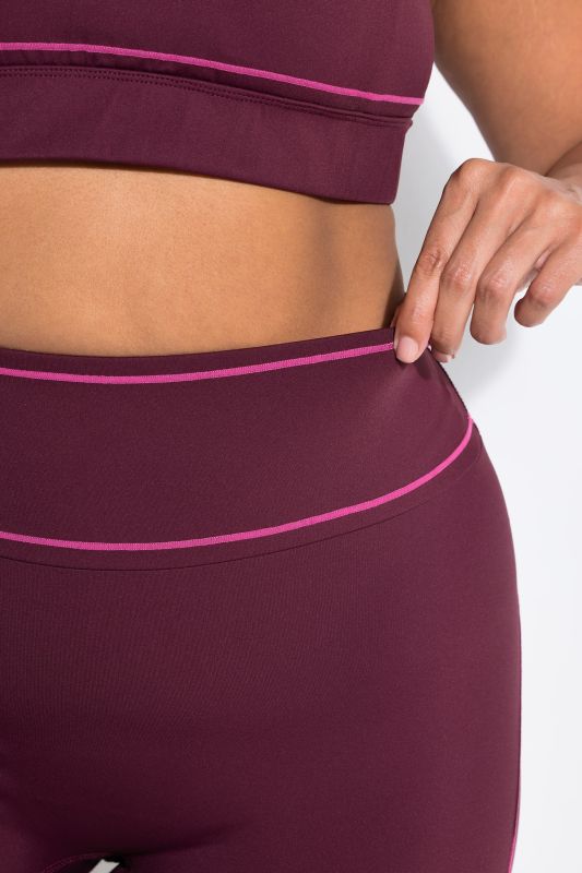 Contrast Piping Performance Leggings