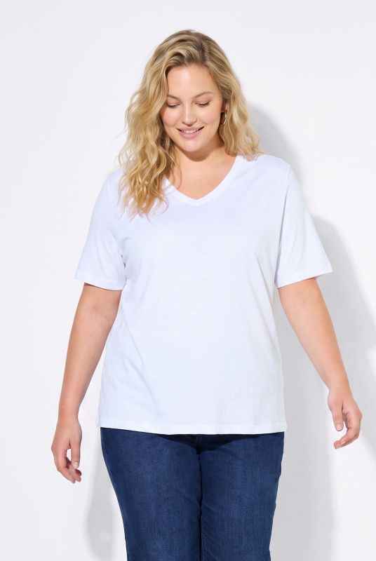Тениска, стандартна кройка, с къс ръкав