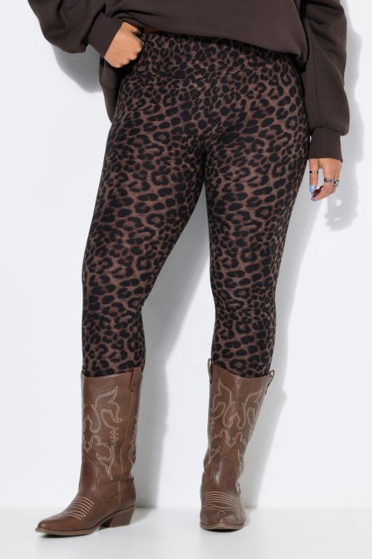 Leopard Print Cropped Leggings