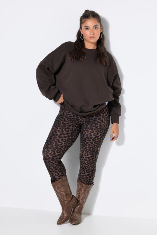 Leopard Print Cropped Leggings