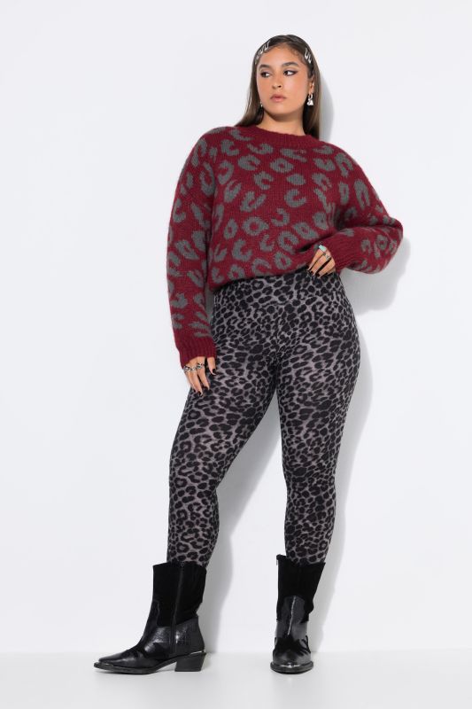 Leopard Print Cropped Leggings