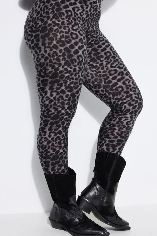 Leopard Print Cropped Leggings