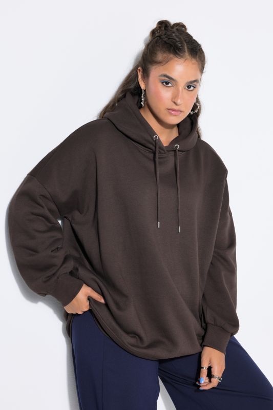 Hoodie, oversize shape, hood