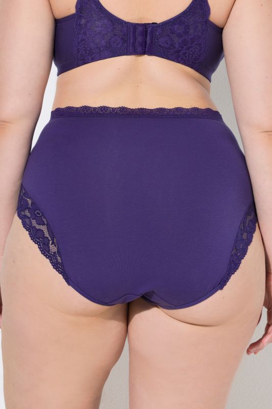 3 Pack Maxi Briefs- Lace Trim