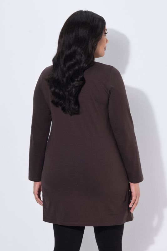 Empire A-Line Knit Pocket Tunic