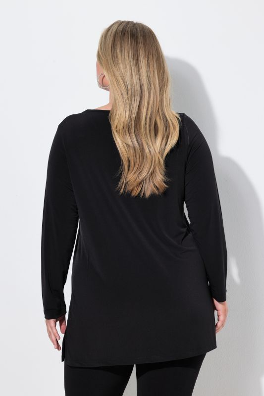 Matte Jersey Empire A-Line Tunic