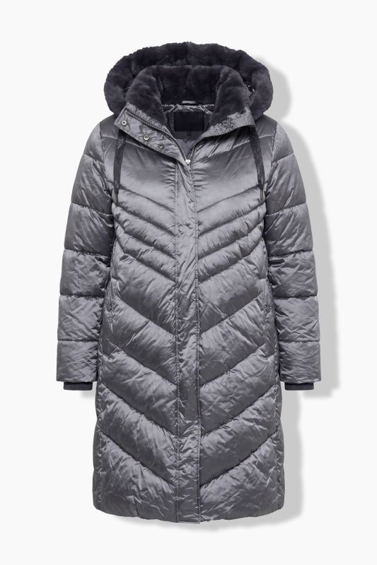 HYPRAR Metallic Quilted Coat