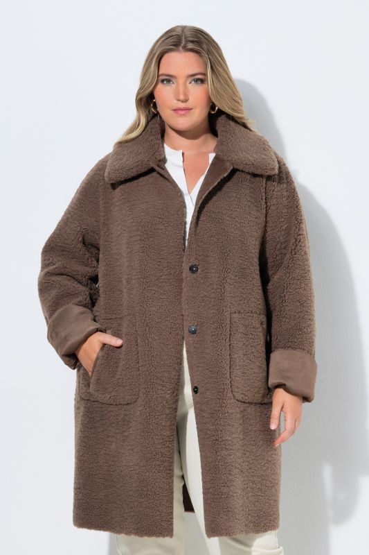 Reversible Teddy Fleece Coat