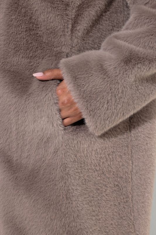 Faux Fur Oversized Coat