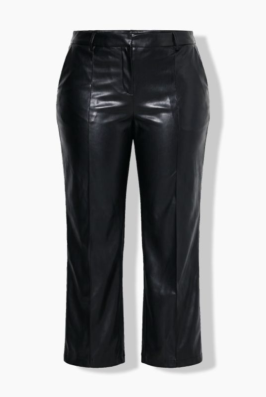 Faux Leather Comfort Waist Pants