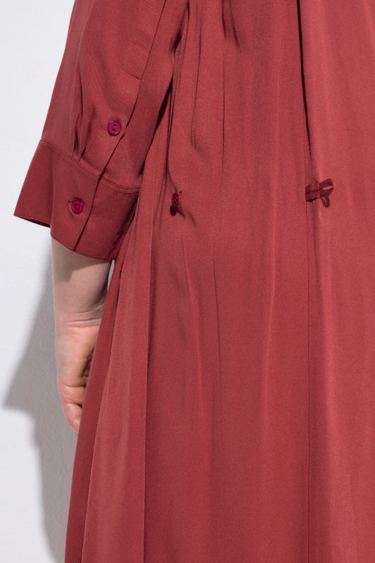 3/4 Sleeve Lyocell Shirt Dress