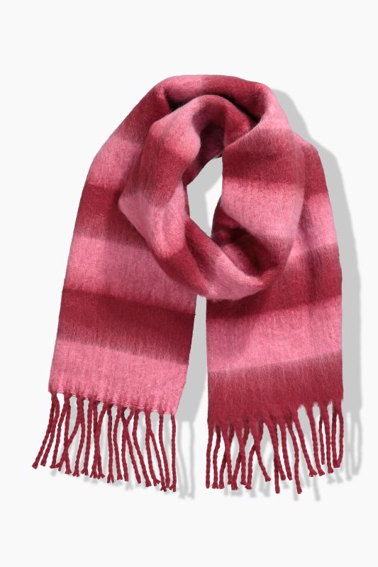 Soft knitted scarf