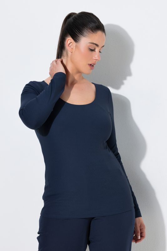 Long Sleeve Built-In Bra Tee