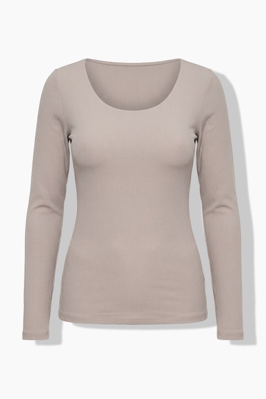 Long Sleeve Built-In Bra Tee