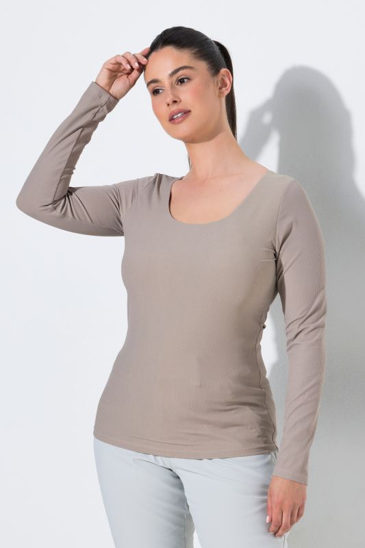 Long Sleeve Built-In Bra Tee
