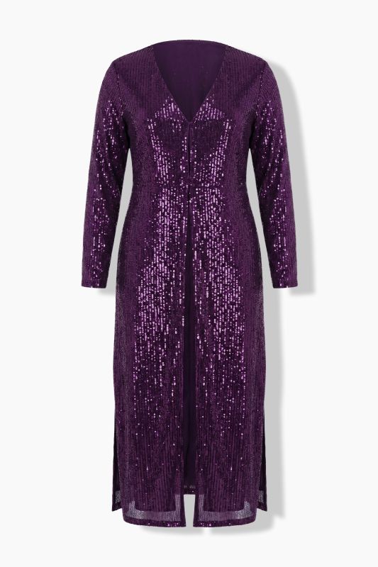 Long Sequined Jacket