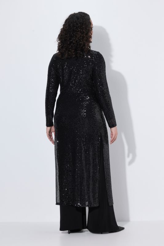 Long Sequined Jacket