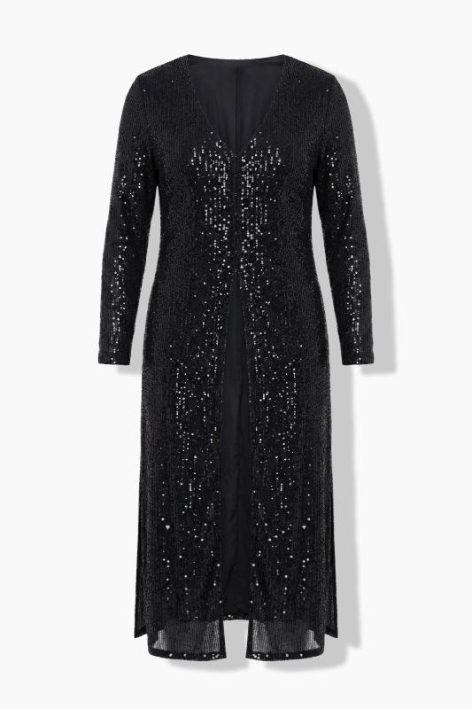 Long Sequined Jacket