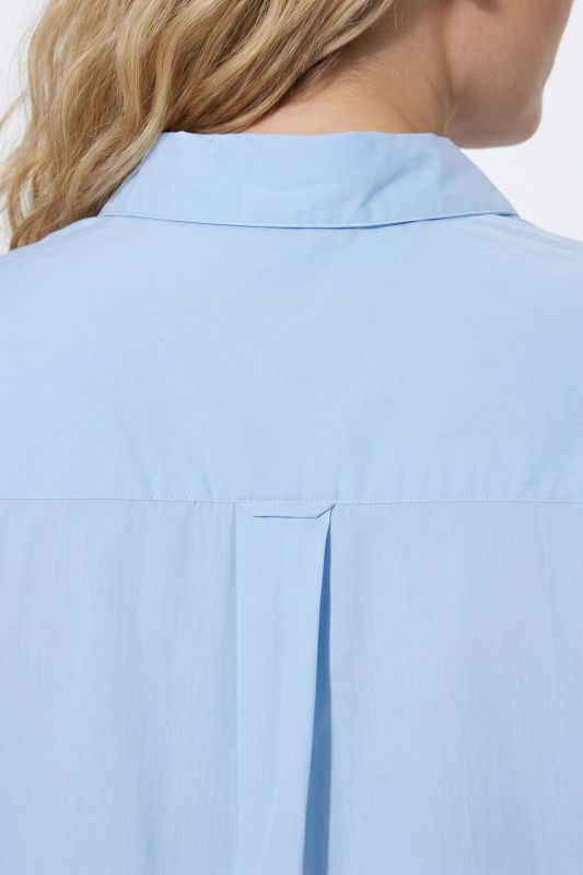 Long Sleeve Button-Down Blouse