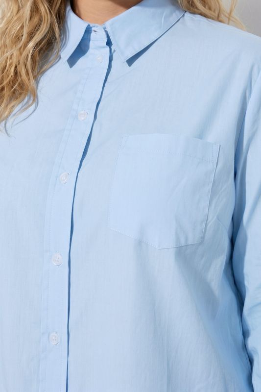 Long Sleeve Button-Down Blouse