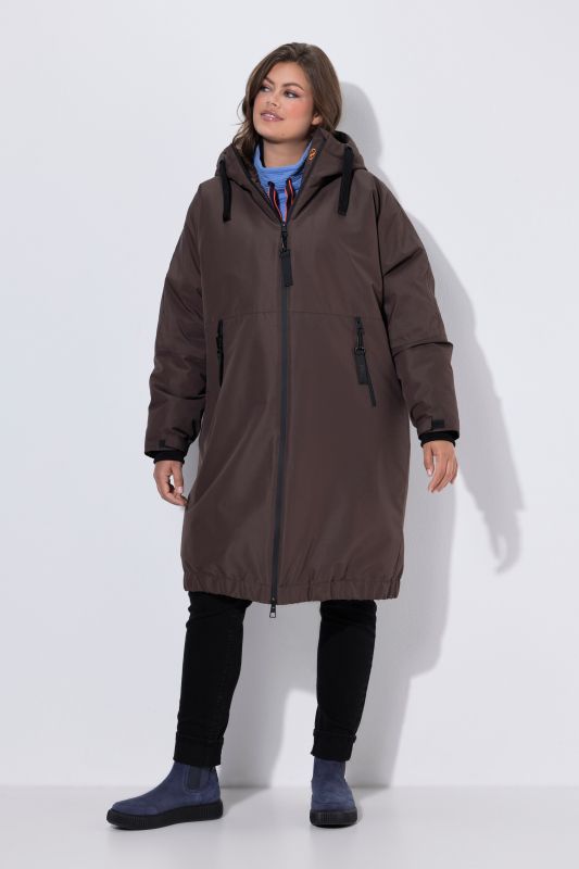 Fleece-Lined Oversized Coat