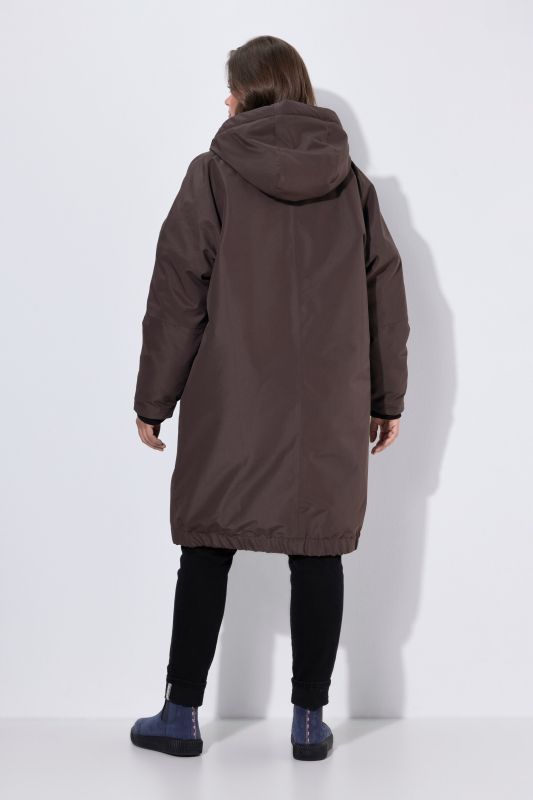 Fleece-Lined Oversized Coat