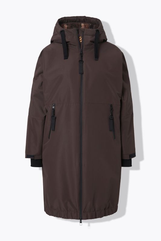 Fleece-Lined Oversized Coat