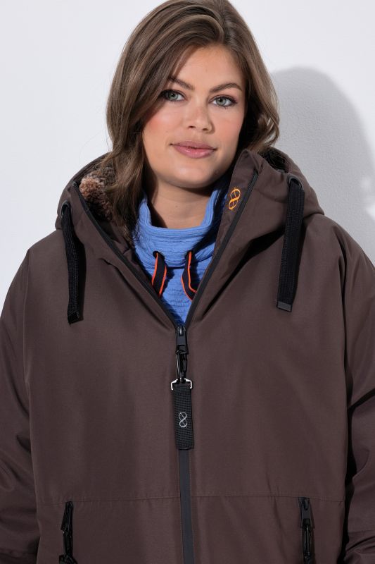 Fleece-Lined Oversized Coat