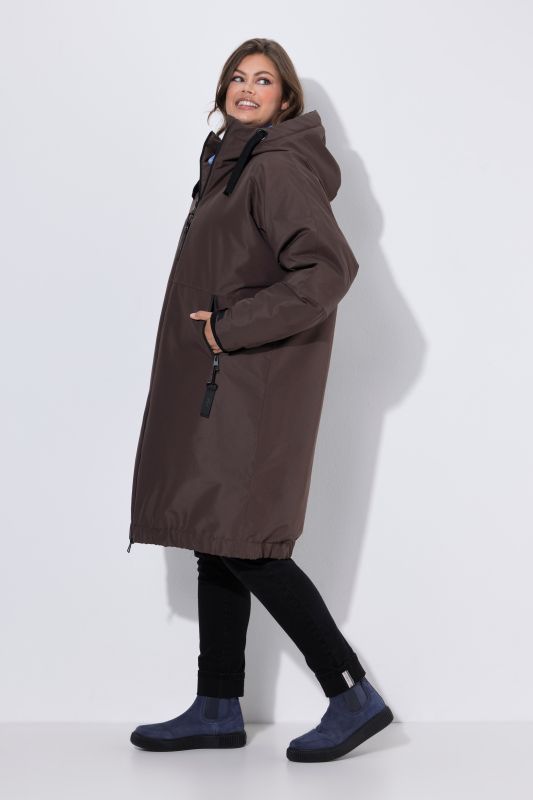 Fleece-Lined Oversized Coat