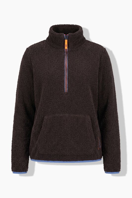 Teddy Fleece Half Zip Sweatshirt