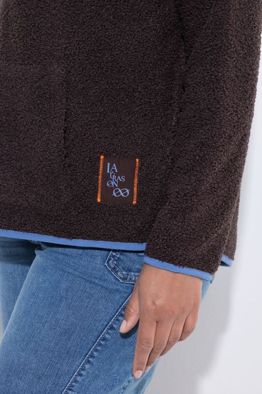 Teddy Fleece Half Zip Sweatshirt