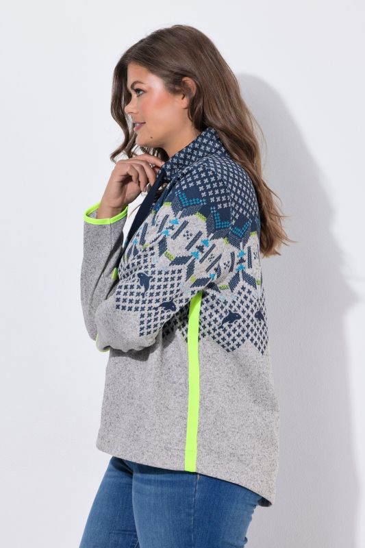 Maritime Alpine Stripe Turtleneck Sweater