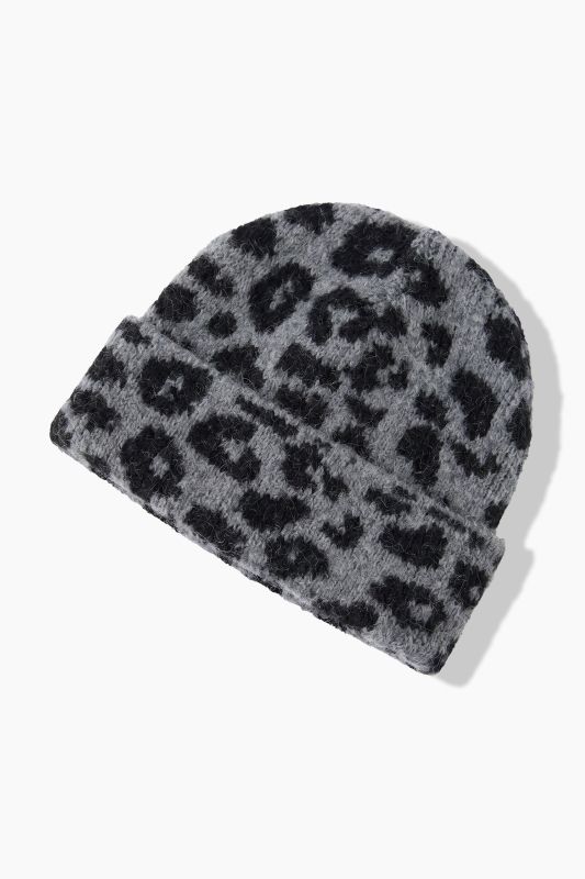 Leopard Print Beanie