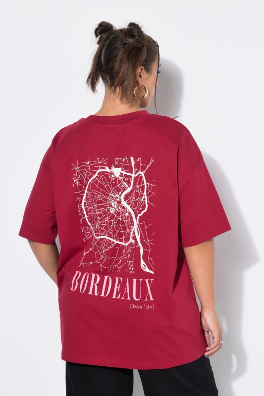Bordeaux Oversized Graphic Tee