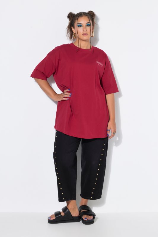 Bordeaux Oversized Graphic Tee