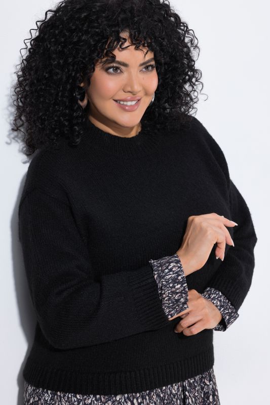 Ribbed Knit Long Sleeve Sweater