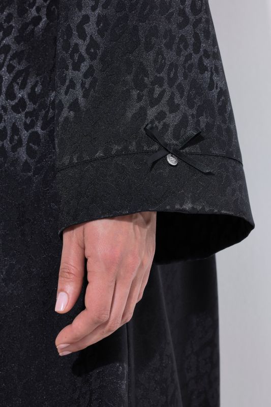 TruYou Satin Leopard Print Robe