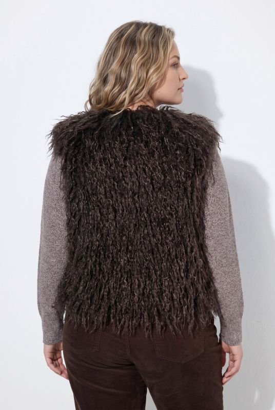Fluffy Faux Fur Vest