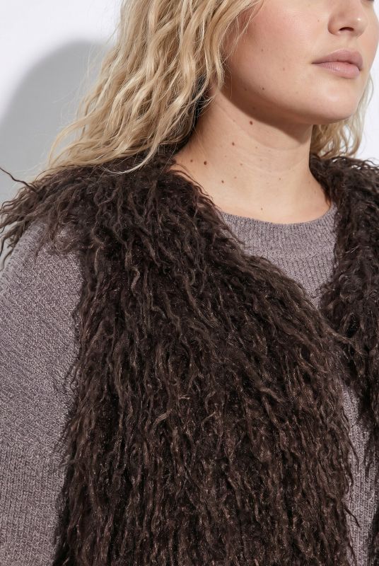 Fluffy Faux Fur Vest
