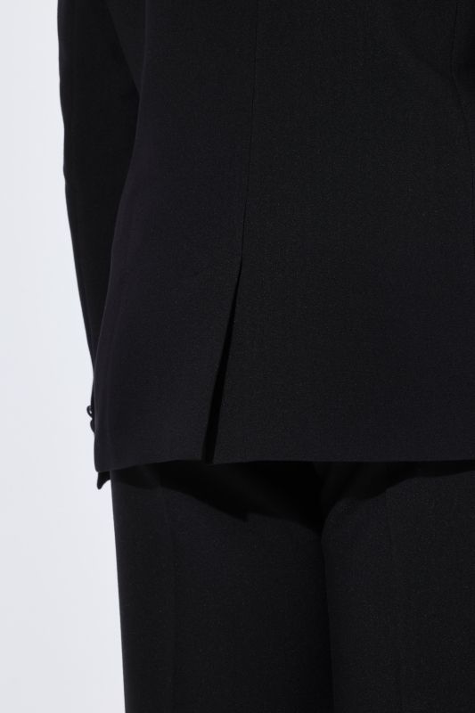 Satin Detail Tailored Tuxedo Jacket