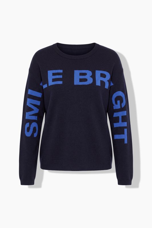 Smile Bright Graphic Crew Neck Sweater