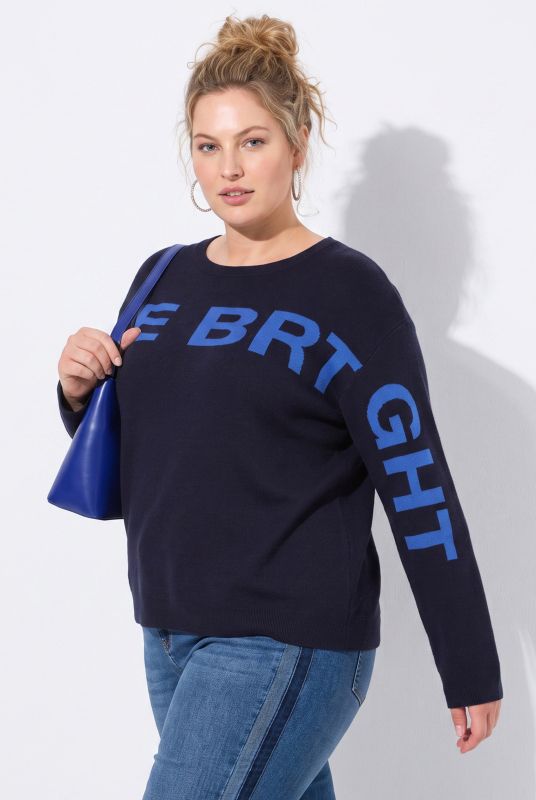 Smile Bright Graphic Crew Neck Sweater