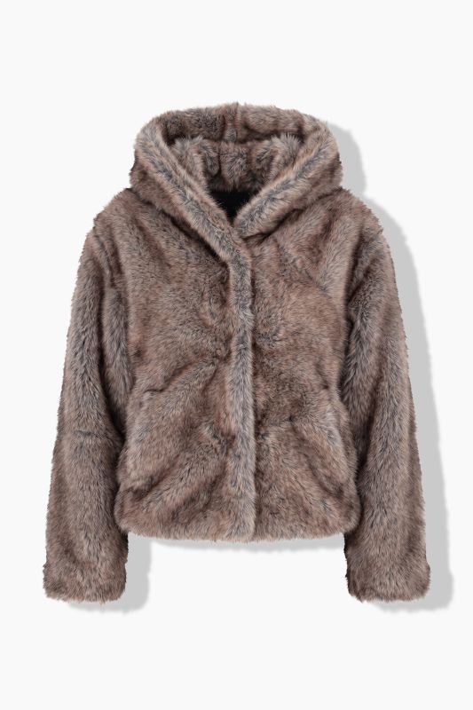 Fluffy Oversized Faux Fur Jacket
