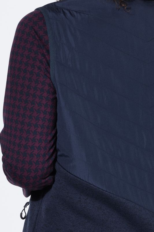 Quilted Fleece Hybrid Vest